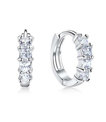 CZ Stone Huggies Earring STHG-04